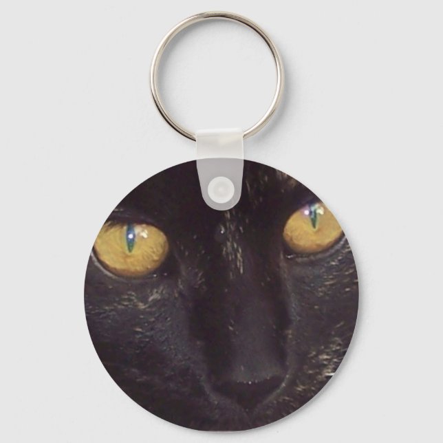 Tortie Face Keychain (Front)