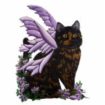 Tortie Fairy Cat Statuette<br><div class="desc">original art by Pamela Fleming</div>