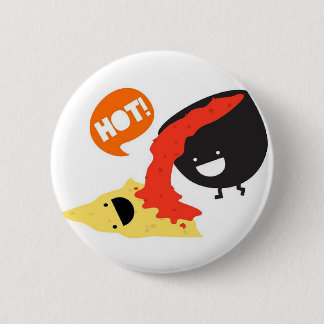 Tortilla and Salsa funny hot joke Button
