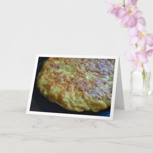 Tortilla de Patatas Spanish Omelet  Card