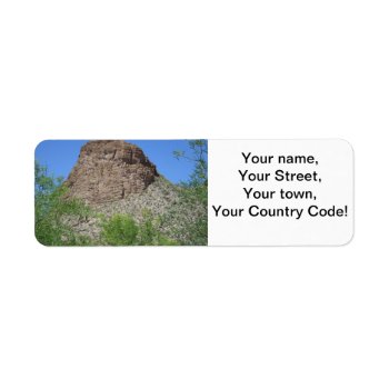 Tortilla Flats Butte Label by VacationPhotography at Zazzle