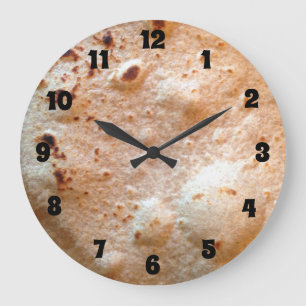 Tortilla Large Clock