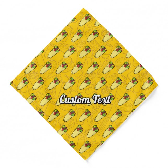 Tortilla Sandwich Wrap Bandana (Front)