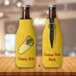 Tortilla Sandwich Wrap Bottle Cooler