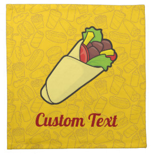 Tortilla Sandwich Wrap Cloth Napkin