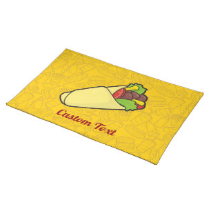 Tortilla Sandwich Wrap Cloth Placemat
