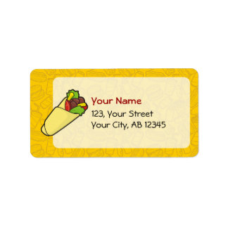Tortilla Sandwich Wrap Label