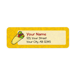 Tortilla Sandwich Wrap Label