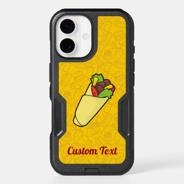 Tortilla Sandwich Wrap Otterbox iPhone Case (Back)