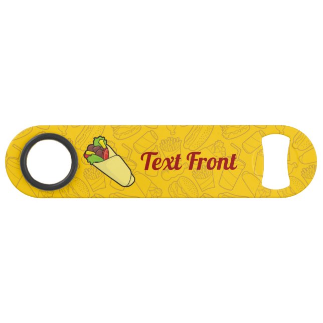 Tortilla Sandwich Wrap Speed Bottle Opener (Front (Horizontal))