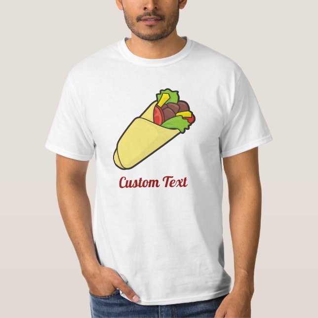Tortilla Sandwich Wrap T-Shirt (Front)