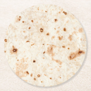 Tortilla shell coasters