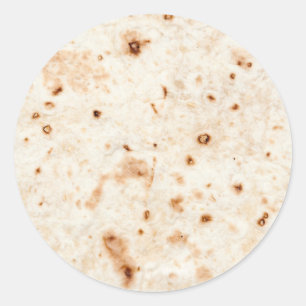 Tortilla shell sticker