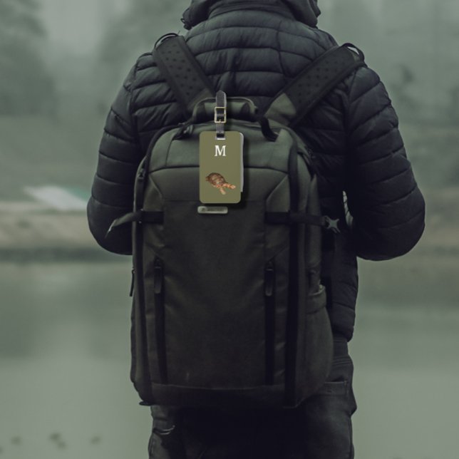   Tortoise - add monogram luggage tag (Creator Uploaded)