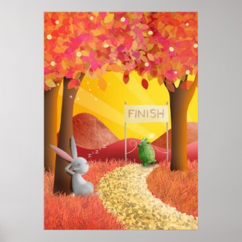 Tortoise And Hare 2 - Poster Print by HannahChapman at Zazzle