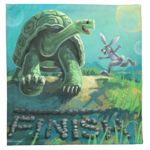Tortoise and the Hare Art Napkin