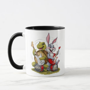 Tortoise and the Hare Rock And Roll Mug