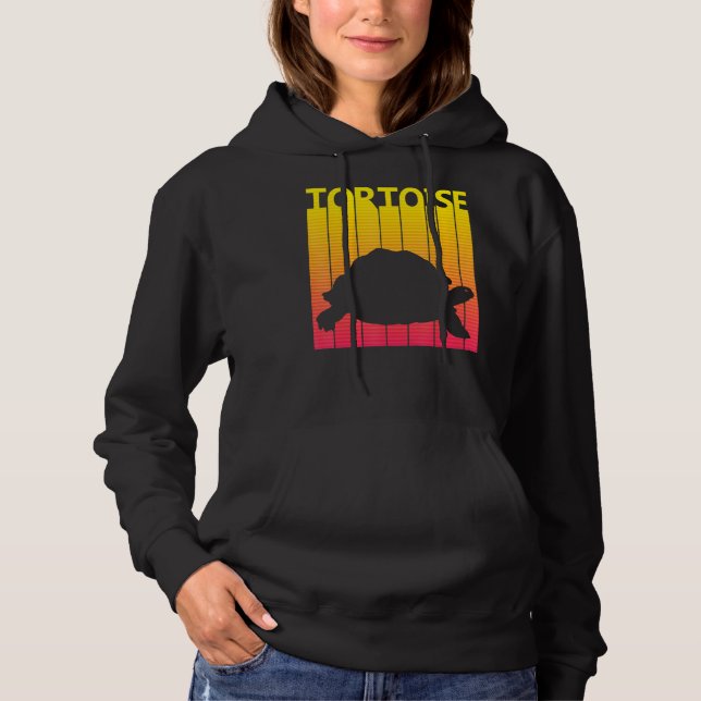 Tortoise Animal Retro Costume Hoodie (Front)