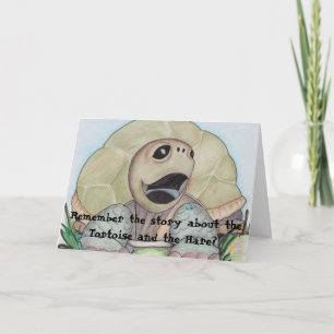 Tortoise birthday card