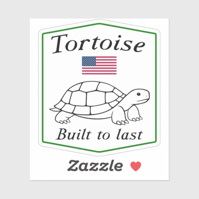 Tortoise: Built to Last Sticker (Sheet)