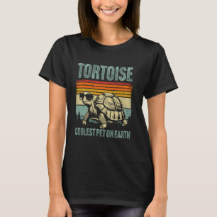 Tortoise Coolest Pet on Earth for Tortoise Lovers T-Shirt