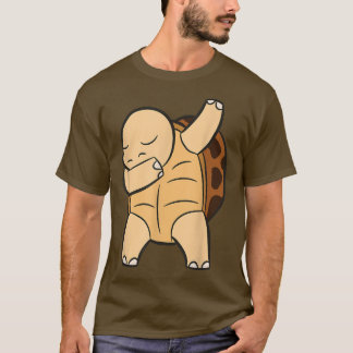 Tortoise Dabbing Cute Sulcata Tortoise  T-Shirt