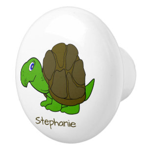 Tortoise Design Personalised Ceramic Knob