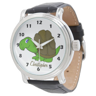 Tortoise Design Personalised Watch