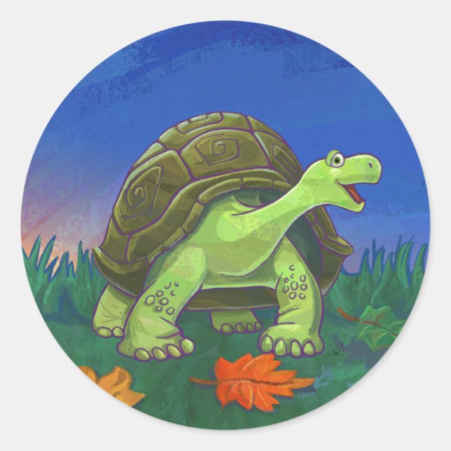 Tortoise Gifts & Accessories Classic Round Sticker (Front)