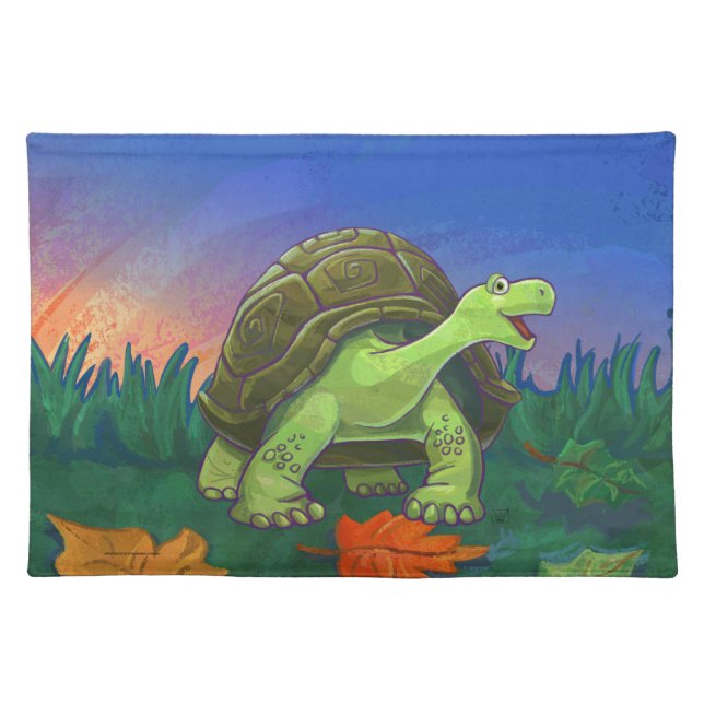 Tortoise Gifts & Accessories Cloth Placemat (Front)
