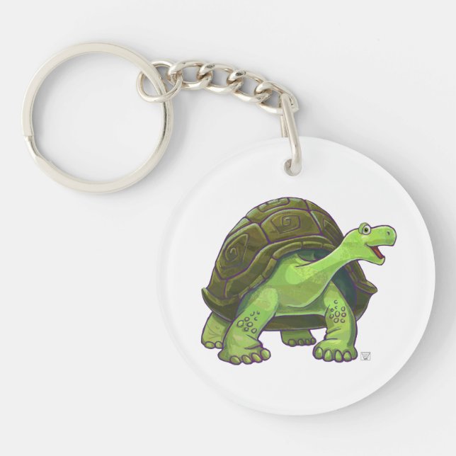 Tortoise Gifts & Accessories Keychain (Front)