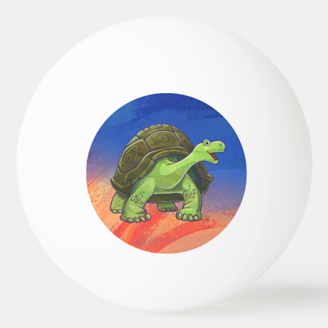 Tortoise Gifts & Accessories Ping-Pong Ball (Front)