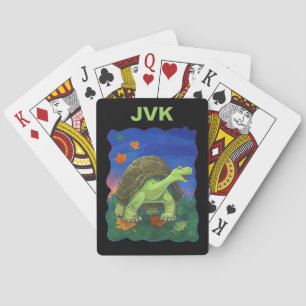 Tortoise Gifts & Accessories Poker Cards