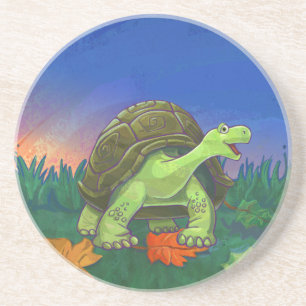 Tortoise Gifts & Accessories Sandstone Coaster