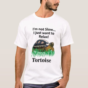 Tortoise I Just Want To Relax Animal Funny T-Shirt