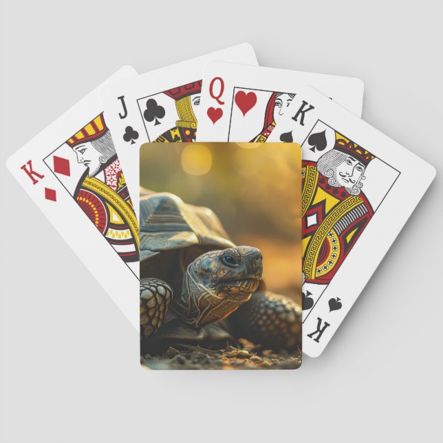 Tortoise in the Wild Poker Cards (Back)