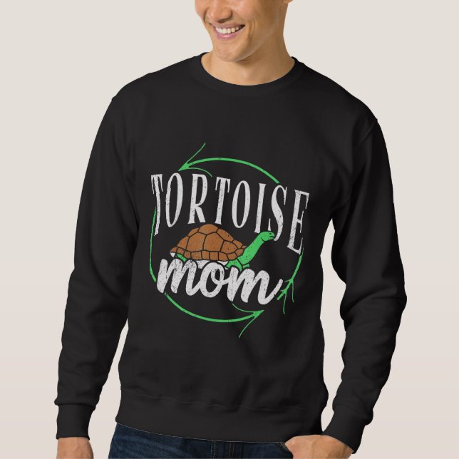 Tortoise Mom - Snapping Turtle Gopher Reptile Terr Sweatshirt (Front)