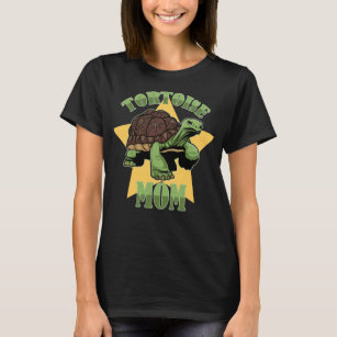 Tortoise Mom Vintage Tortoises Reptile Lover Turtl T-Shirt