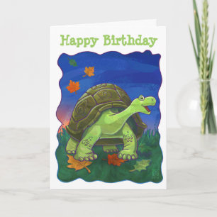 Tortoise Party Center Card