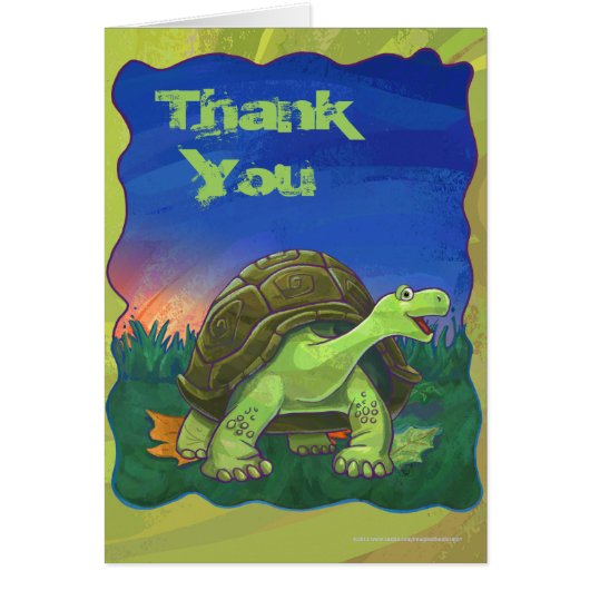 Tortoise Party Center Cards (Front)