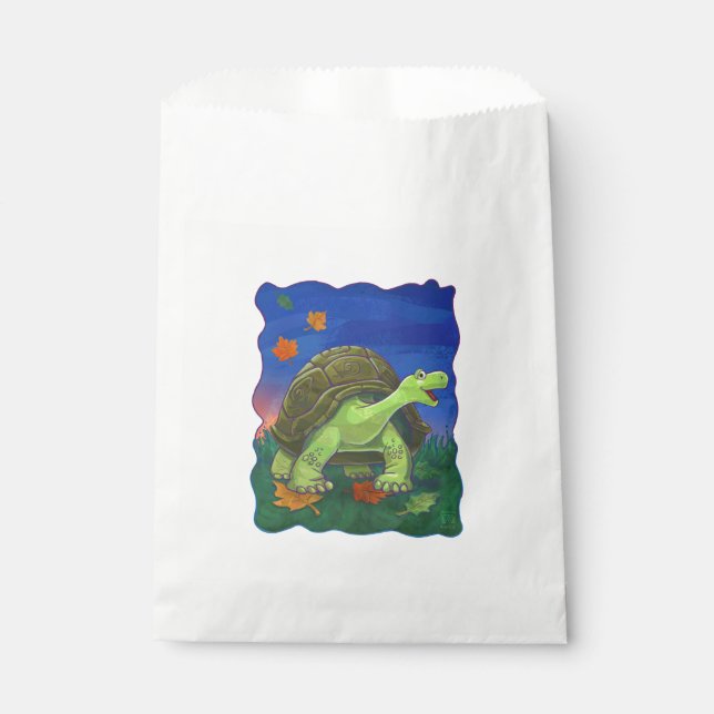 Tortoise Party Center Favor Bag (Front)