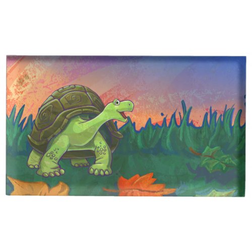 Tortoise Party Center Place Card Holder