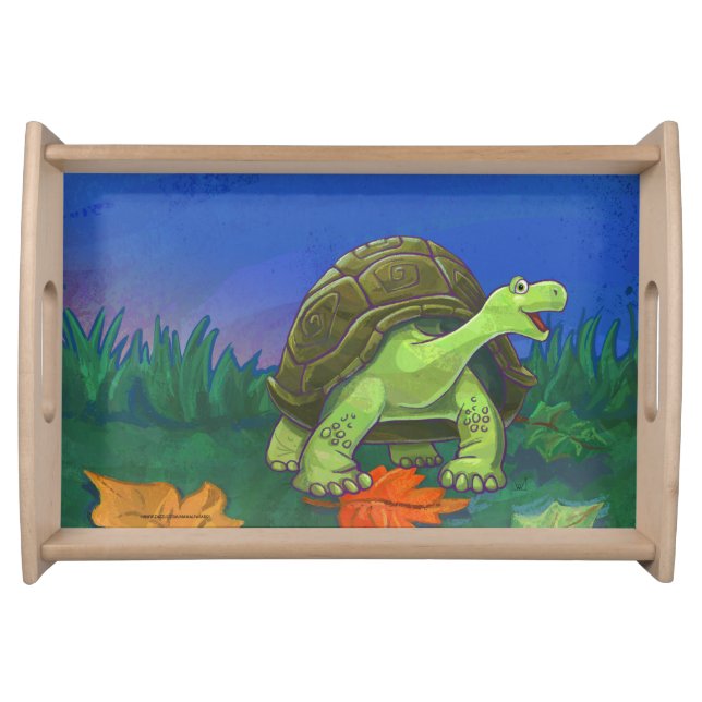 Tortoise Party Center Serving Tray (Front)