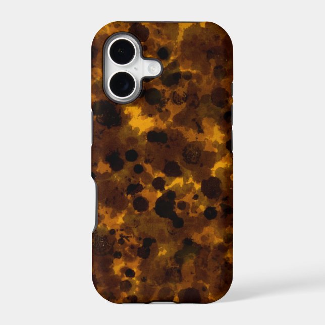 Tortoise print iphone case (Back)