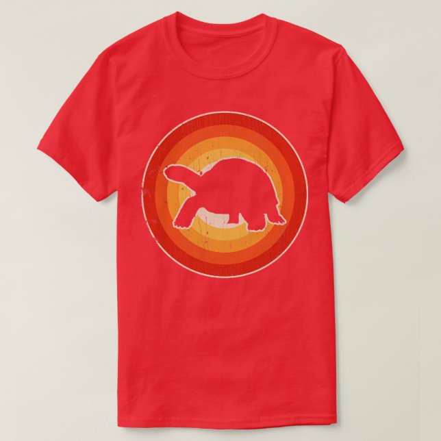 Tortoise Retro Sunset Vintage 60s 70s for Men Wome T-Shirt (Design Front)