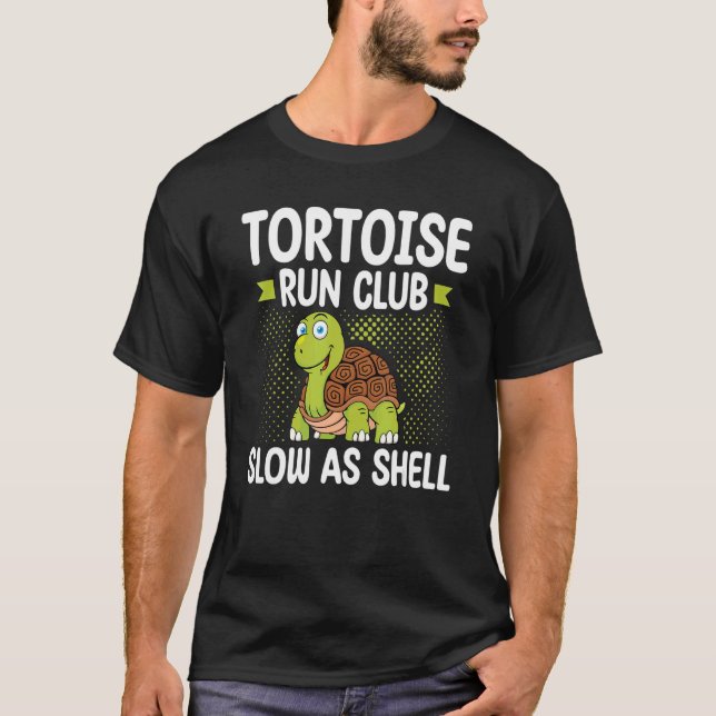 Tortoise Running Club Slow As Shell Runner Maratho T-Shirt (Front)