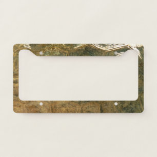 Tortoise Shell Abstract Nature Photo License Plate Frame