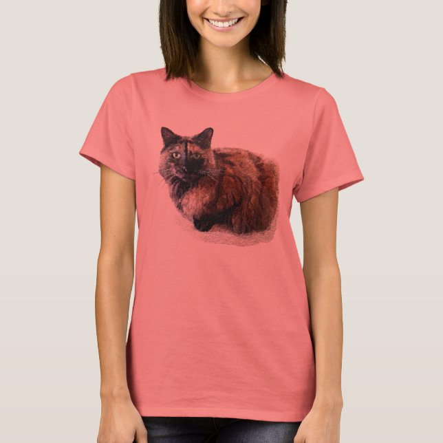Tortoise Shell Cat Shirt (Front)