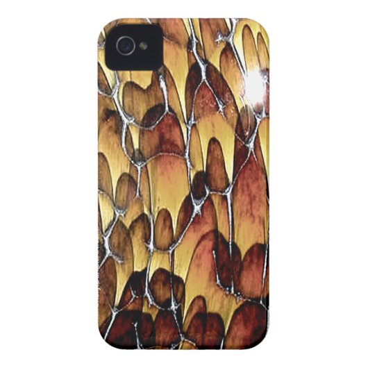 Tortoise Shell Designer iPhone Case for 4 or 4S (Back)