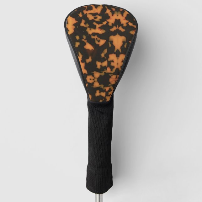 Tortoise Shell Golf Head Cover (Front)